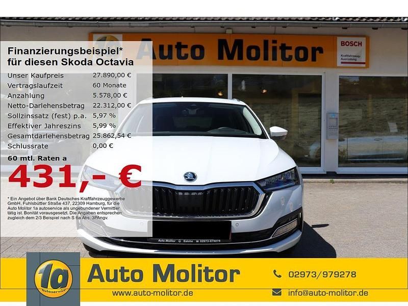 Weiss Gebraucht 2021 Skoda Octavia Style Kombi | 27.890 € (Etwas zu teuer) - Bild 1/4