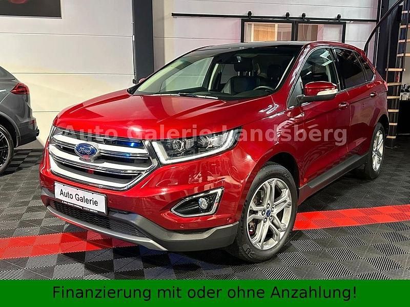 Rot Gebraucht 2016 Ford Edge Titanium SUV | 17.790 € (Guter Preis) - Bild 1/4