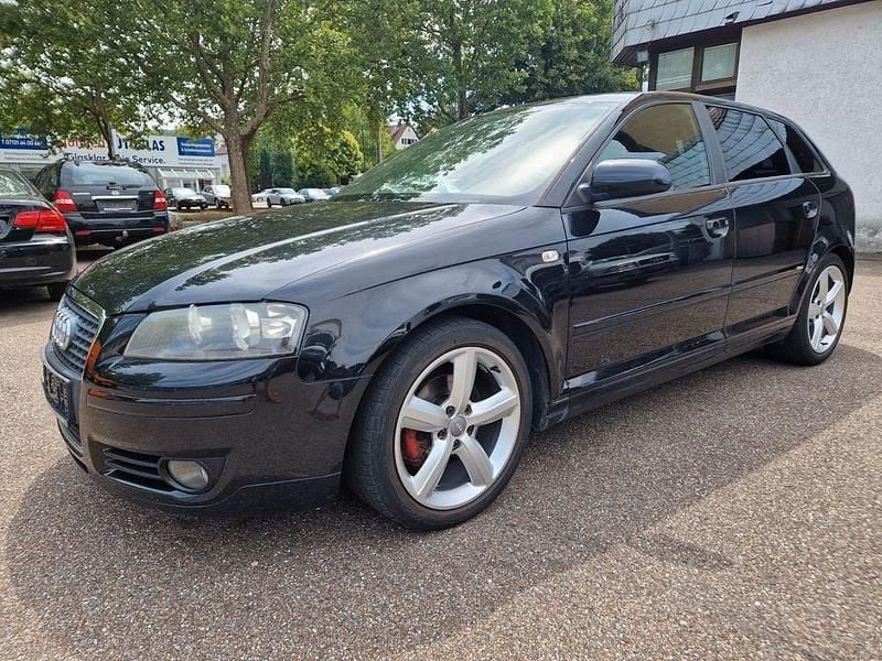 Schwarz Gebraucht 2007 Audi A3 Sportback S-Line Limousine | 1.770 € (Superpreis) - Bild 1/4