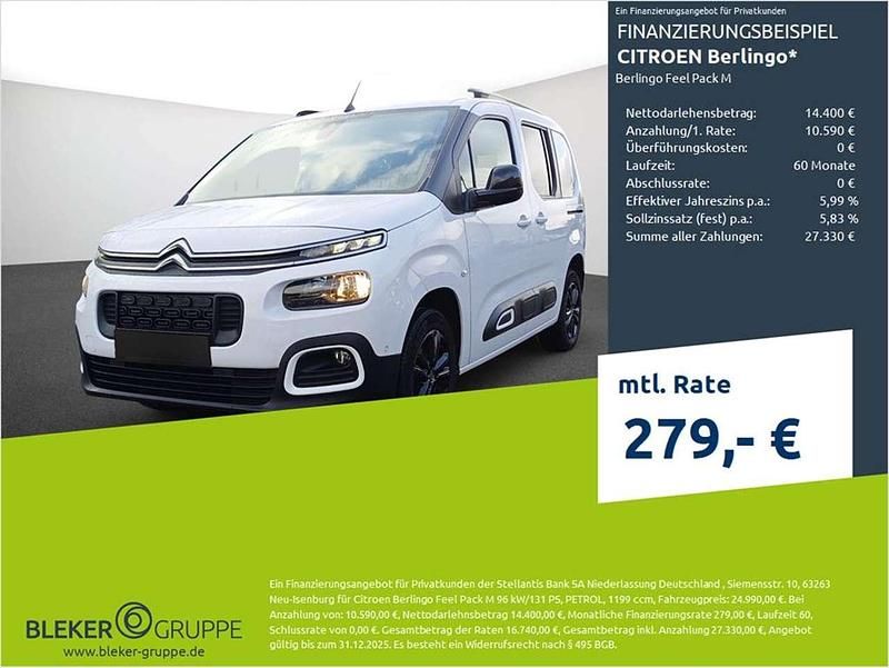 Weiß Gebraucht 2023 Citroën Berlingo Feel Van / Kleinbus | 23.280 € (Superpreis) - Bild 1/3