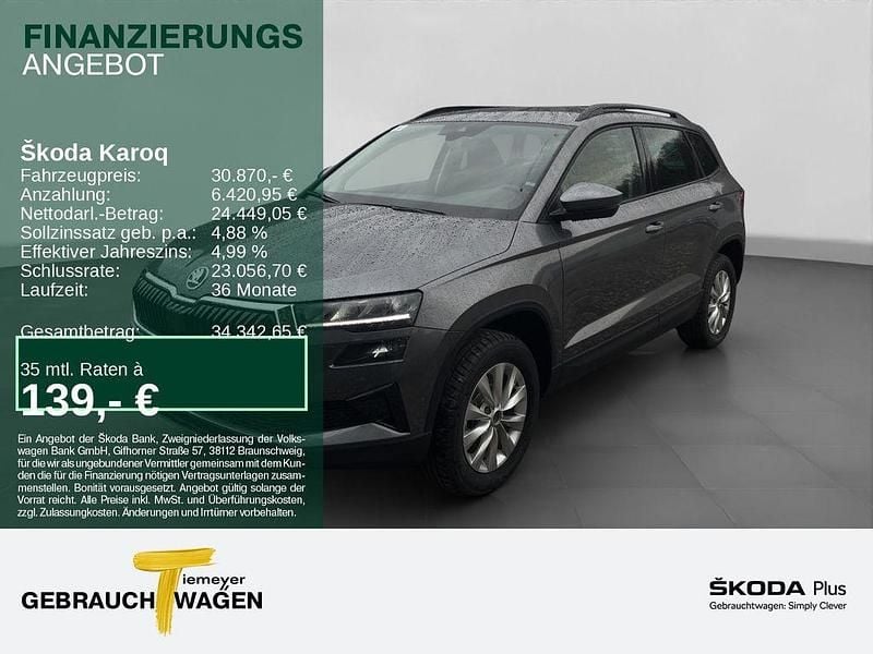 Neu Skoda Karoq Selection 150 PS (110 kW) 2025 Grau SUV
