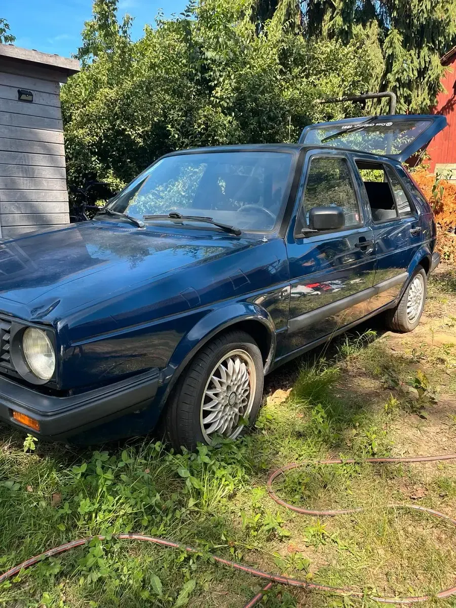 Gebraucht VW Golf II GTD 60 PS (44 kW) 1991 Blau Kleinwagen