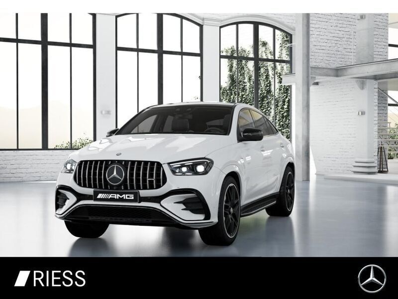 Weiss Gebraucht 2024 Mercedes GLE53 AMG AMG Coupé | 108.900 € (Etwas zu teuer) - Bild 1/4