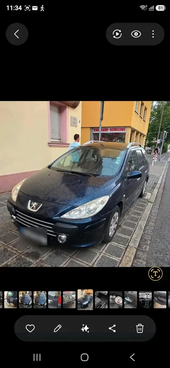 Gebraucht Peugeot 307 108 PS (79 kW) 2007 Blau Kombi