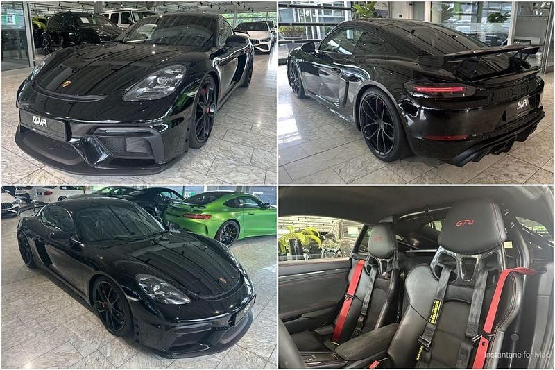 Schwarz Gebraucht 2021 Porsche Cayman GT4 Chrono Coupé | 94.980 € (Teuer) - Bild 1/4