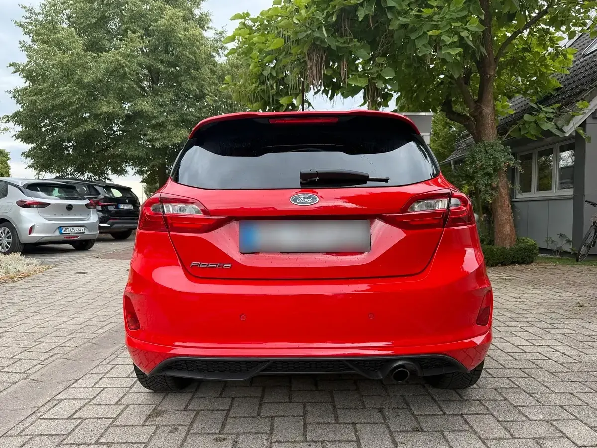 Gebraucht Ford Fiesta ST-Line 100 PS (73 kW) 2018 Rot Kleinwagen
