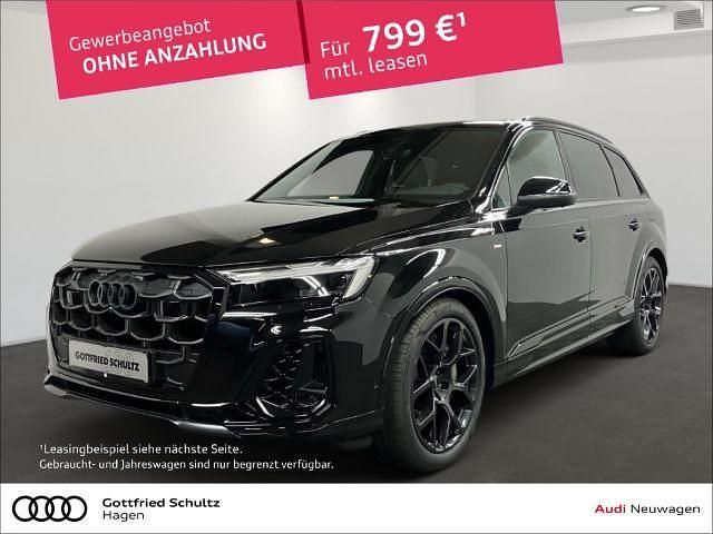 Schwarz Gebraucht 2025 Audi Q7 S-Line SUV | 84.840 € (Superpreis) - Bild 1/4