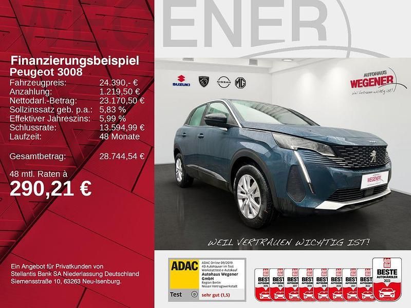 Gebraucht Peugeot 3008 Active 131 PS (96 kW) 2024 Celebes blau SUV