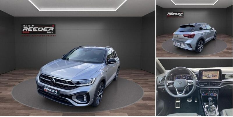 Pyrit silber (metallic) Gebraucht 2022 VW T-Roc R-line SUV | 31.450 € (Teuer) - Bild 1/4