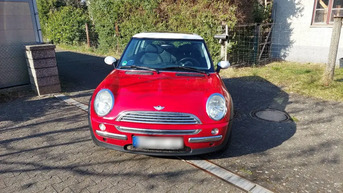 Käytetty Mini Cooper 116 HP (85 kW) 2003 Punainen Viistoperä
