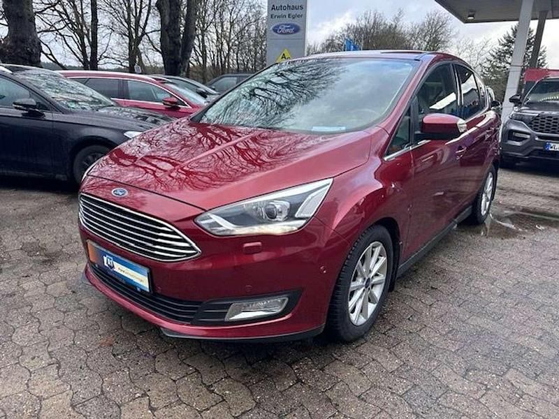 Gebraucht Ford C-MAX Titanium 182 PS (133 kW) 2015 Cranberryrot metallic Van / Kleinbus