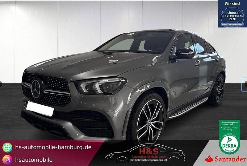 Selenitgrau lack Gebraucht 2023 Mercedes GLE350 AMG line Coupé | 75.900 € (Teuer) - Bild 1/4