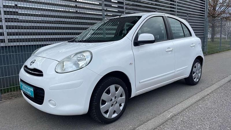 Weiß Gebraucht 2012 Nissan Micra Kleinwagen | 3.800 € (Fairer Preis) - Bild 1/4