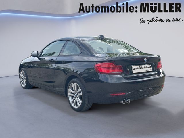 Używany BMW 220 Advantage 184 KM (135 kW) 2018 Czarny Coupe