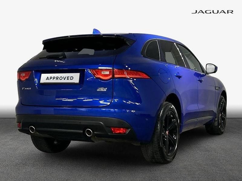 Gebraucht Jaguar F-Pace R-Sport 300 PS (220 kW) 2019 Caesium blue metallic SUV