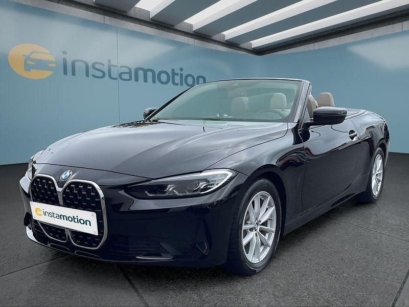 Schwarz Gebraucht 2022 BMW 420 Cabrio | 37.849 € (Guter Preis) - Bild 1/4
