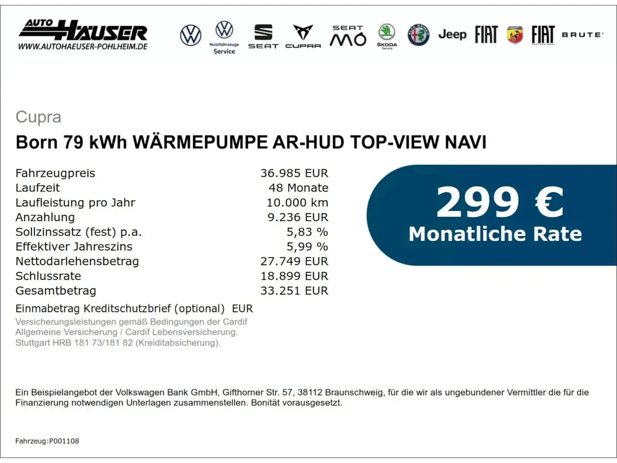 Gebraucht Cupra Born 169 kW (231 PS) 2025 Silber Kleinwagen