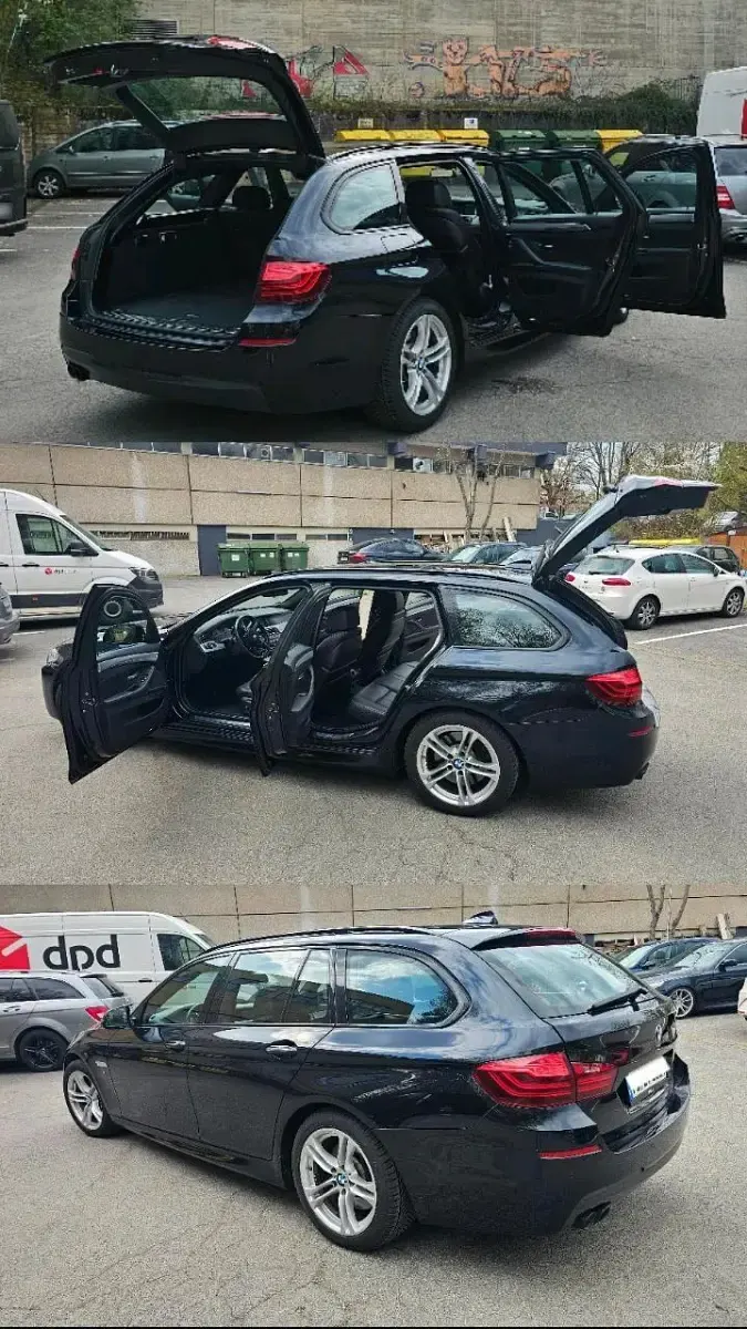Gebraucht BMW 530 M Sport 258 PS (189 kW) 2017 Schwarz Kombi