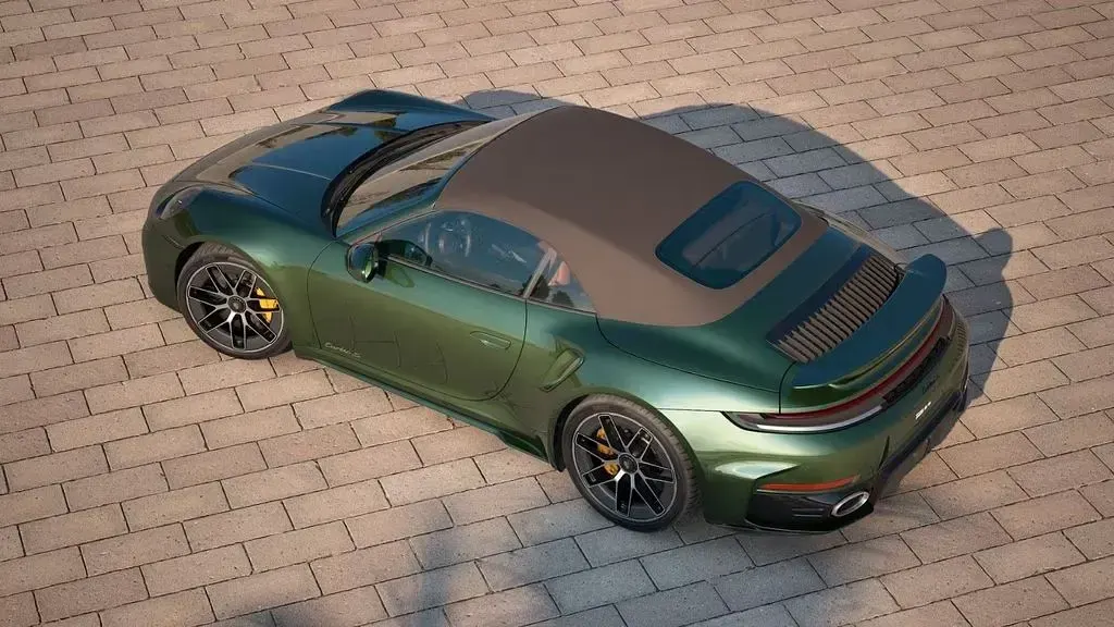 Neu Porsche 911 640 PS (470 kW) 2026 Grün Cabrio