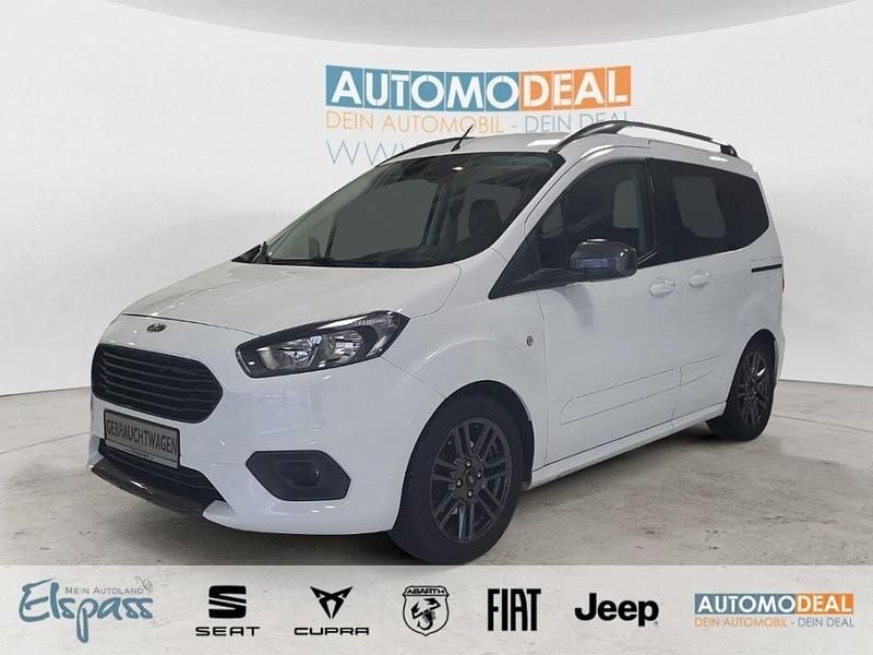 Weiss Gebraucht 2019 Ford Tourneo Courier Sport Van / Kleinbus | 14.989 € (Etwas zu teuer) - Bild 1/4
