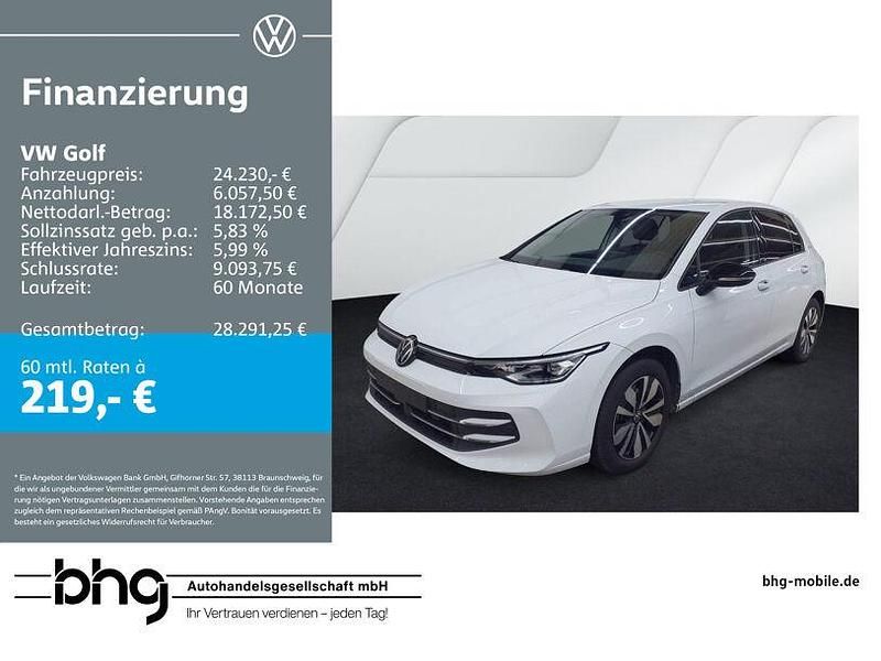 Gebraucht VW Golf VIII 116 PS (85 kW) 2025 Weiß Limousine