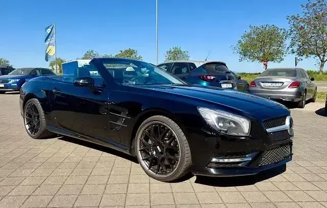 Gebraucht Mercedes SL500 Sport 435 PS (319 kW) 2012 Obsidianschwarz  metalliclack Cabrio