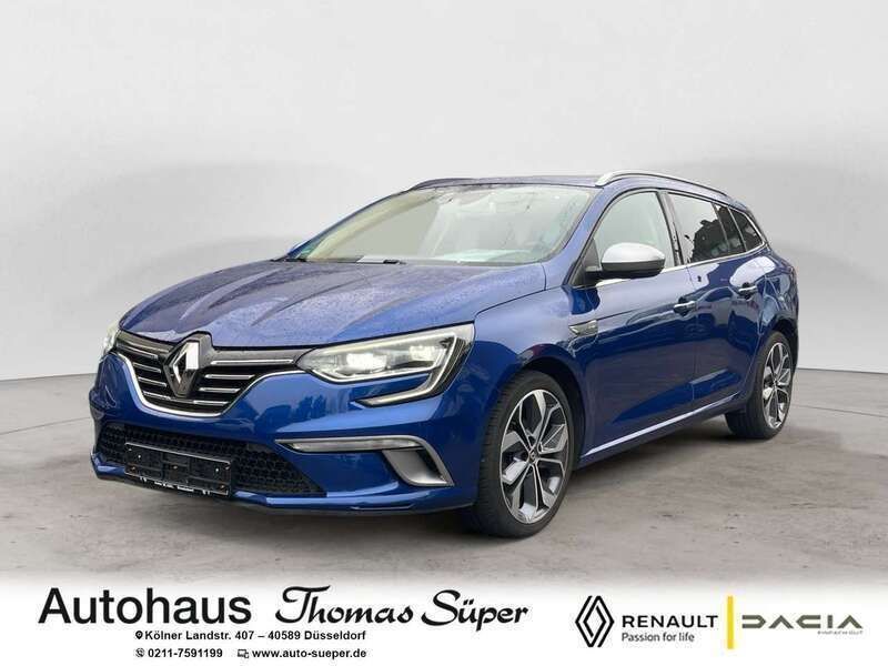 Blau Gebraucht 2018 Renault Mégane GrandTour GT-Line Kombi | 14.900 € (Fairer Preis) - Bild 1/4
