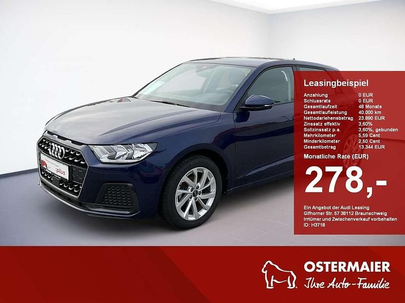Navarrablau metallic Gebraucht 2024 Audi A1 Sportback Advanced Plus Kleinwagen | 21.480 € (Superpreis) - Bild 1/4