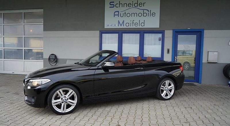 Schwarz Gebraucht 2016 BMW 218 Basis Cabrio | 16.980 € (Fairer Preis) - Bild 1/4