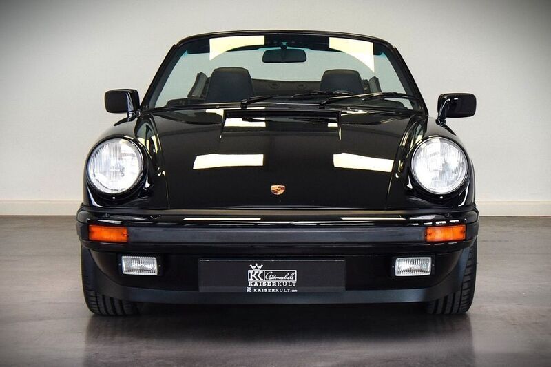Schwarz Gebraucht 1987 Porsche 911 Cabrio | 65.000 € - Bild 1/4