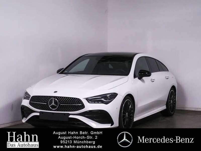 Unilack polarweiß Gebraucht 2024 Mercedes CLA200 Shooting Brake AMG Kombi | 34.950 € (Fairer Preis) - Bild 1/4