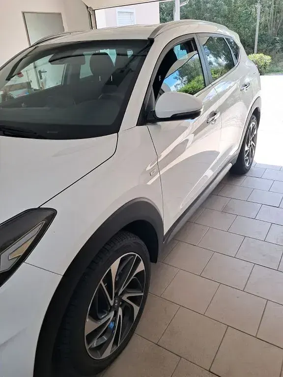 Gebraucht Hyundai Tucson Premium 185 PS (136 kW) 2019 Weiß SUV