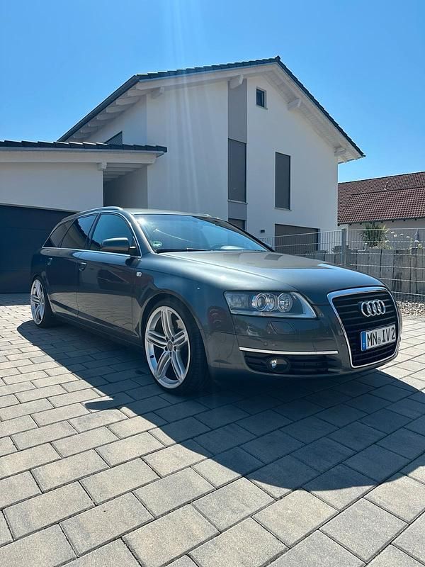 Grau Gebraucht 2008 Audi A6 S-Line Kombi | 9.400 € - Bild 1/4