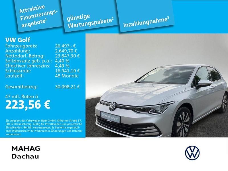 Silber Gebraucht 2024 VW Golf VIII Move Limousine | 26.497 € (Guter Preis) - Bild 1/3