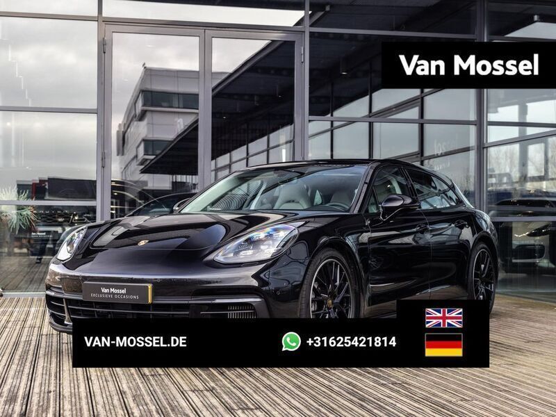 Schwarz Gebraucht 2018 Porsche Panamera S E-Hybrid Sport Turismo Limousine | 66.592 € (Fairer Preis) - Bild 1/4