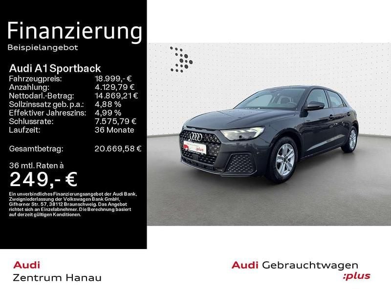 Gebraucht Audi A1 95 PS (69 kW) 2023 Manhattangrau metallic Limousine