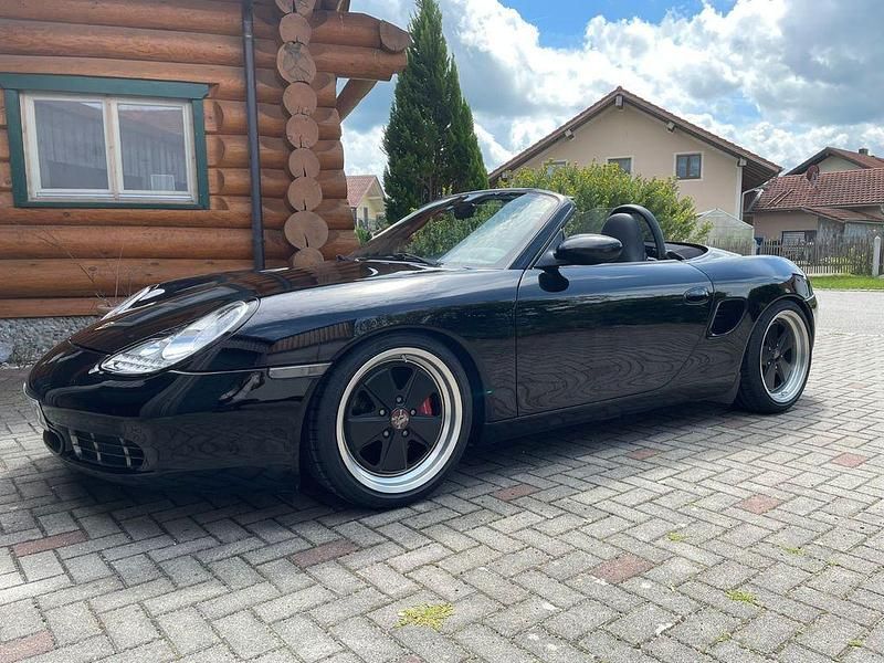 Schwarz Gebraucht 2002 Porsche Boxster S Cabrio | 23.500 € (Teuer) - Bild 1/4