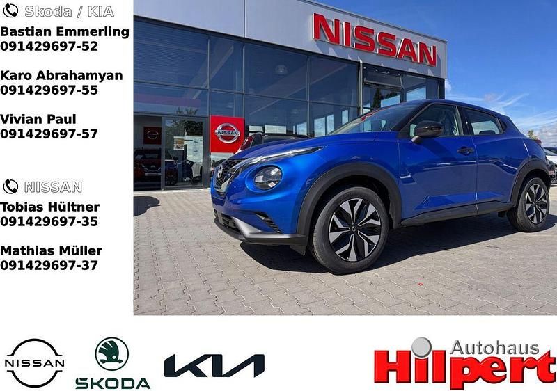 Blau Neu 2025 Nissan Juke Acenta SUV | 23.990 € (Guter Preis) - Bild 1/4