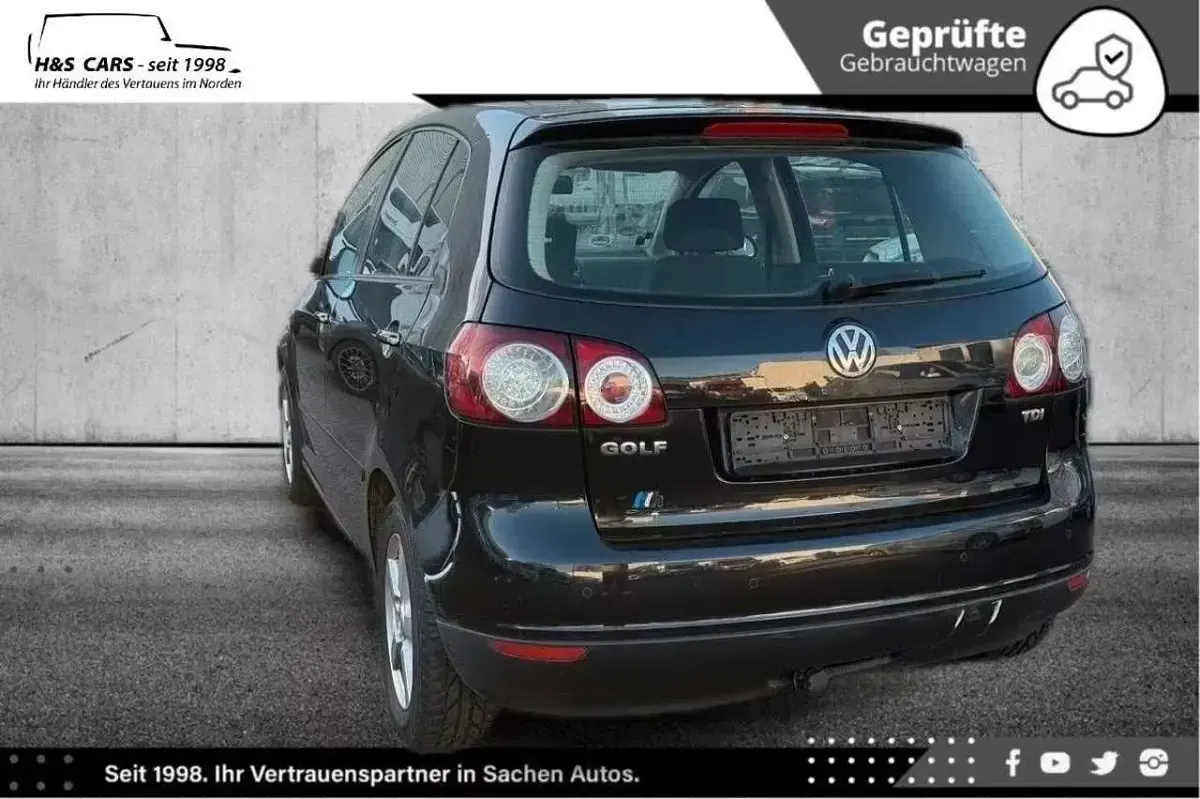 Gebraucht VW Golf Plus 105 PS (77 kW) 2005 Schwarz Van / Kleinbus