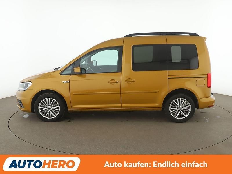 Gebraucht VW Caddy Comfortline 150 PS (110 kW) 2020 Gelb Van / Kleinbus