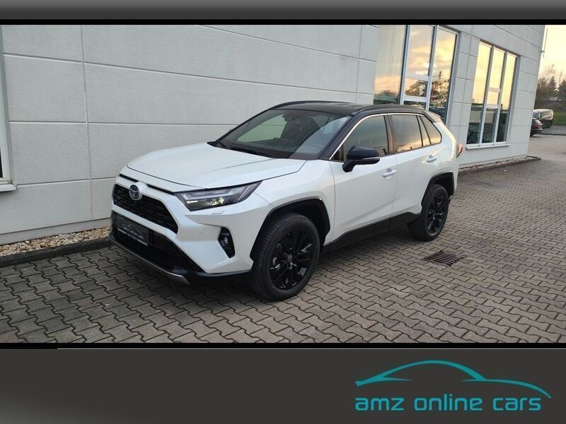 Pearl white/schwarz Neu 2025 Toyota RAV4 Hybrid Style SUV | 45.980 € - Bild 1/4