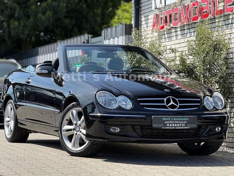 Gebraucht Mercedes CLK200 Avantgarde 184 PS (135 kW) 2009 Obsidianschwarz Cabrio