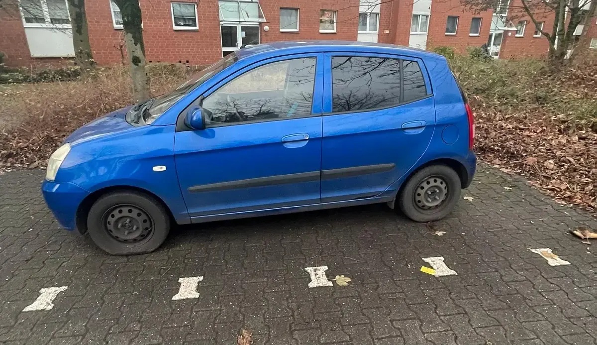 Gebraucht Kia Picanto LX 65 PS (47 kW) 2004 Blau Kleinwagen
