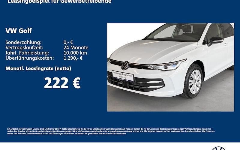 Weiß Neu 2025 VW Golf VIII Life Limousine | 38.920 € (Teuer) - Bild 1/4