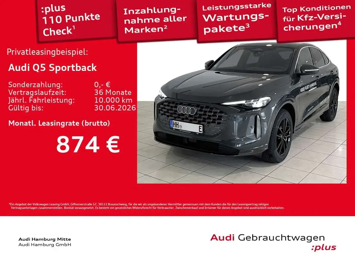 Gebraucht Audi Q5 299 PS (219 kW) 2026 Tamboragrau metallic SUV