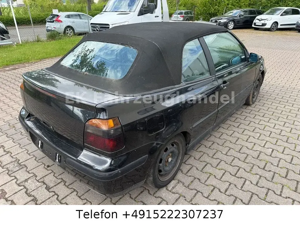 Gebraucht VW Golf Cabriolet 90 PS (66 kW) 1998 Schwarz Cabrio