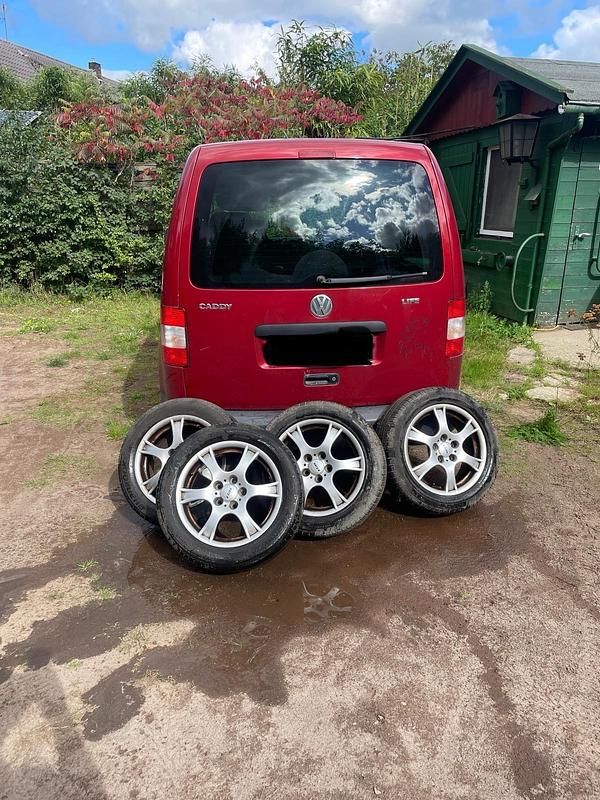 Rot Gebraucht 2005 VW Caddy Life Van / Kleinbus | 1.700 € (Fairer Preis) - Bild 1/4