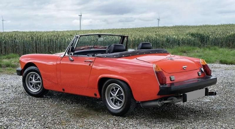 Second-hand MG Midget 71 CP (52 kW) 1978 Roșu Cabrio