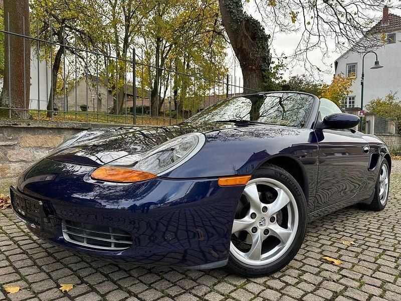 Blau Gebraucht 2002 Porsche Boxster Cabrio | 19.900 € (Etwas zu teuer) - Bild 1/4
