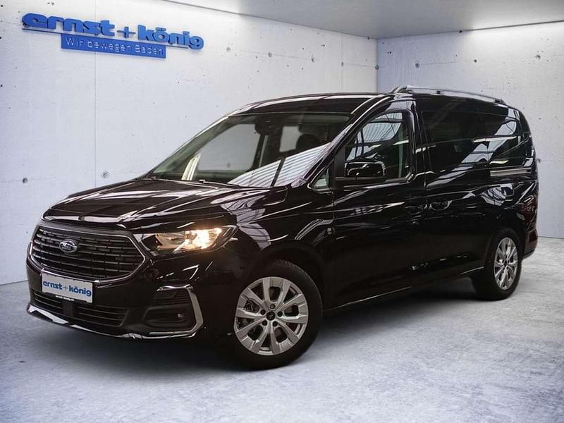 Ink black metallic Gebraucht 2025 Ford Tourneo Connect Titanium Van / Kleinbus | 37.590 € (Teuer) - Bild 1/4